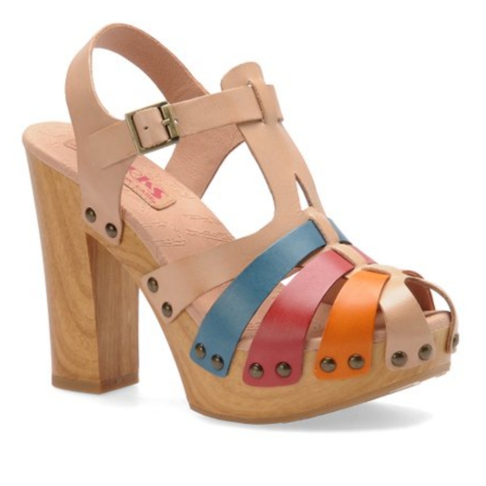 Kork-Ease Multicolor Strappy Sandals